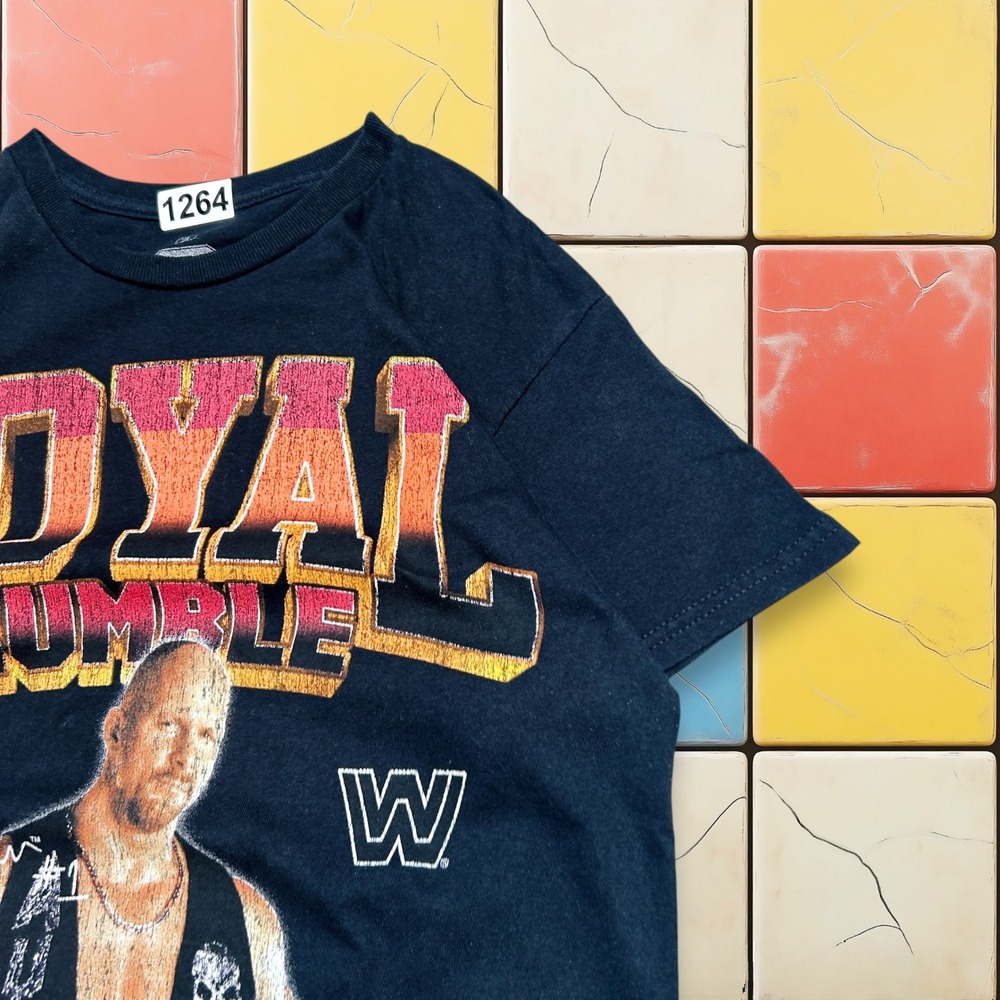 Stone Cold Steve Austin WWE Tee‎ Y2K Men S Black Royal Rumble Winner Wrestling - Picture 12 of 13